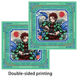Demon Slayer Headbands Anime Hair Accessories Kamado Tanjirou Turban Face Mask