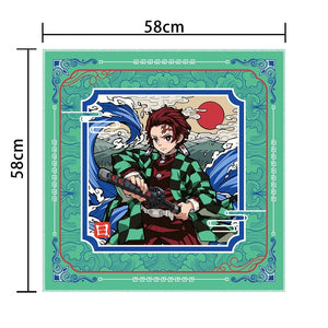 Demon Slayer Headbands Anime Hair Accessories Kamado Tanjirou Turban Face Mask