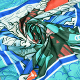 Demon Slayer Headbands Anime Hair Accessories Kamado Tanjirou Turban Face Mask