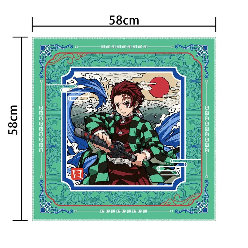 Demon Slayer Headbands Anime Hair Accessories Kamado Tanjirou Turban Face Mask