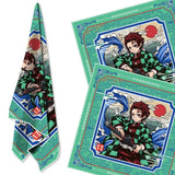 Demon Slayer Headbands Anime Hair Accessories Kamado Tanjirou Turban Face Mask