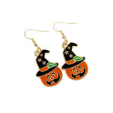 Demon Slayer Halloween Earrings Drop Horror Ghost Pumpkin Bat Accessory
