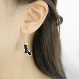 Demon Slayer Halloween Earrings Drop Horror Ghost Pumpkin Bat Accessory