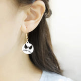 Demon Slayer Halloween Earrings Drop Horror Ghost Pumpkin Bat Accessory