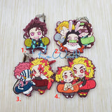 Demon Slayer Rubber Mobile Phone Charm Key Chain