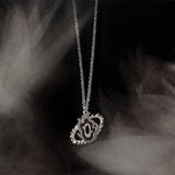 Demon Slayer Rengoku Kyoujurou Necklace Women Cosplay Charms Chain Pendant