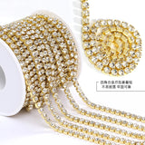 Sparkling Rhinestone Claw Chain Bracelet Crown Accessory