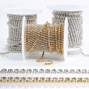 Sparkling Rhinestone Claw Chain Bracelet Crown Accessory