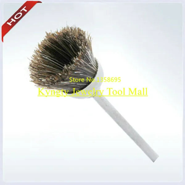 Dental Polishing Brush Gray Goat Hair Brush Dental Lab Material