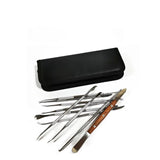 Dental Spatula Plaster Stainless Steel Wax Carving Tool Set