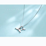 925 Silver Mermaid Tail Necklace Dolphin Charm Pendant Jewelry