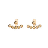 Back Hanging Colour Bean Earrings For Woman