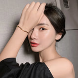 Bamboo Shape Adjustable Size Bracelet For Women