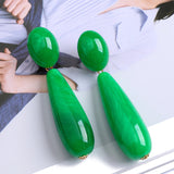 Dangle Earrings Punk Acrylic Glossy Brincos Jewelry
