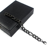 Antique Charm Bracelet Bangle Men Link Chain Clasp Stainless Steel