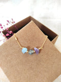 Pisces Adjustable Natural Stone Chain Bracelet