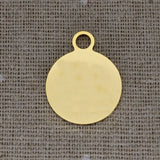 Engraving Laser Logo Stainless Steel Charm 18mm