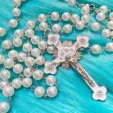 Tuku Spice Necklace Y2K Sweater Chain Cross Pearl Chain