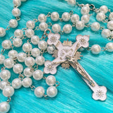 Tuku Spice Necklace Y2K Sweater Chain Cross Pearl Chain