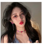 Light Love Necklace - Female Ear Pendant Niche Sense Collar