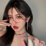 Light Love Necklace - Female Ear Pendant Niche Sense Collar