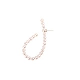 Pearls Ear Jackets Big Beads Stud Earrings For Women Jewelry