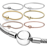 Silver Jewelry Center Bracelet for Women with Pendant Charms