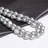10-11mm Natural Pearl Beads Bracelet DIY Loose Beads Jewelry Women