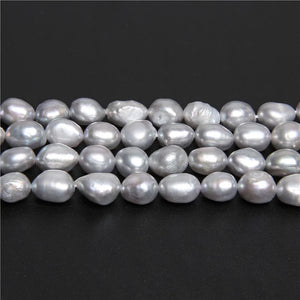 10-11mm Natural Pearl Beads Bracelet DIY Loose Beads Jewelry Women