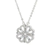 Sterling Silver 925 Four-Leaf Clover Necklace for Women