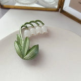 Lily of The Valley Temperament Brooch Corsage Bell Orchid Brooches