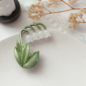 Lily of The Valley Temperament Brooch Corsage Bell Orchid Brooches