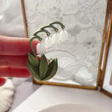 Lily of The Valley Temperament Brooch Corsage Bell Orchid Brooches