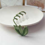 Lily of The Valley Temperament Brooch Corsage Bell Orchid Brooches