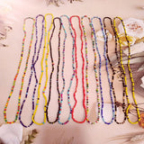Beaded Charm Necklace 10 Piece Jewelry Set