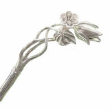 Thai Silver Retro Hairpin Chinese Flowers Hair Jewelry Light Charm Hanfu Accesso