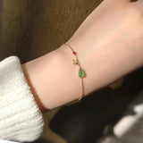 Chinese Retro Charm Lady Silver Jewelry Bracelet