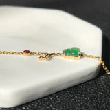 Chinese Retro Charm Lady Silver Jewelry Bracelet