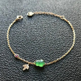 Chinese Retro Charm Lady Silver Jewelry Bracelet