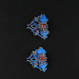 Longevity Peach Bergamot Forbidden City Brooch Hairpin