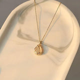 Tulip Flower Diamond Pendant Necklace Silver Jewelry