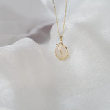 Tulip Flower Diamond Pendant Necklace Silver Jewelry