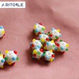 Colorful Glass Ball Beads for DIY Earrings