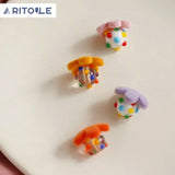 Colorful Glass Ball Beads for DIY Earrings