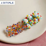 Colorful Glass Ball Beads for DIY Earrings