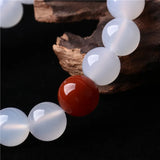 Red Lychee Single-Ring Bracelet Buddha Beads Hand String Jewelry