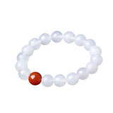 Red Lychee Single-Ring Bracelet Buddha Beads Hand String Jewelry