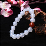 Red Lychee Single-Ring Bracelet Buddha Beads Hand String Jewelry