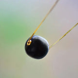 Geometric Agate Pendant Necklace, Ladies Silver Jewelry