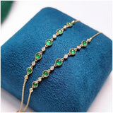 Unique Silver Diamond Jelly Beans Round Bracelet Charm Retro Jewelry